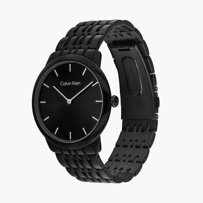 Calvin Klein Unisex Quartz Black Watch 25300008