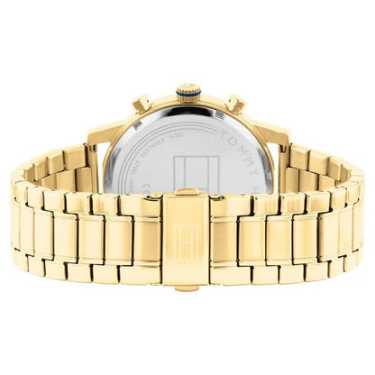 Quartz Multifunction Blue Dial Stainless Steel Strap Watch for MenGender