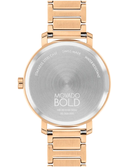 Movado  Rose Gold & Stainless Steel Women's Watch 3601143
