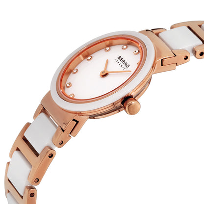 BERING Analog White & Ceramic Women's Watch 10725 766