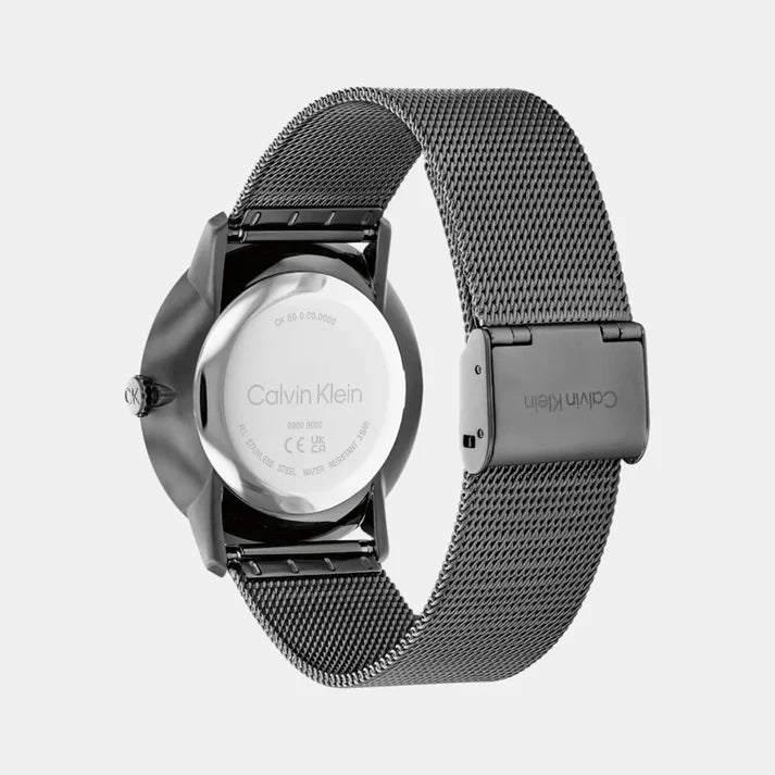Calvin Klein Quartz Unisex Analog Grey Mesh Watch 25300011