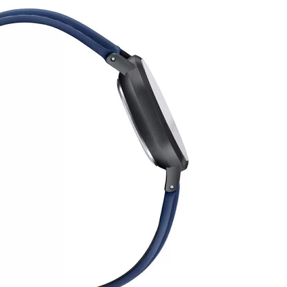 Blue Leather Analog - Women's Watch