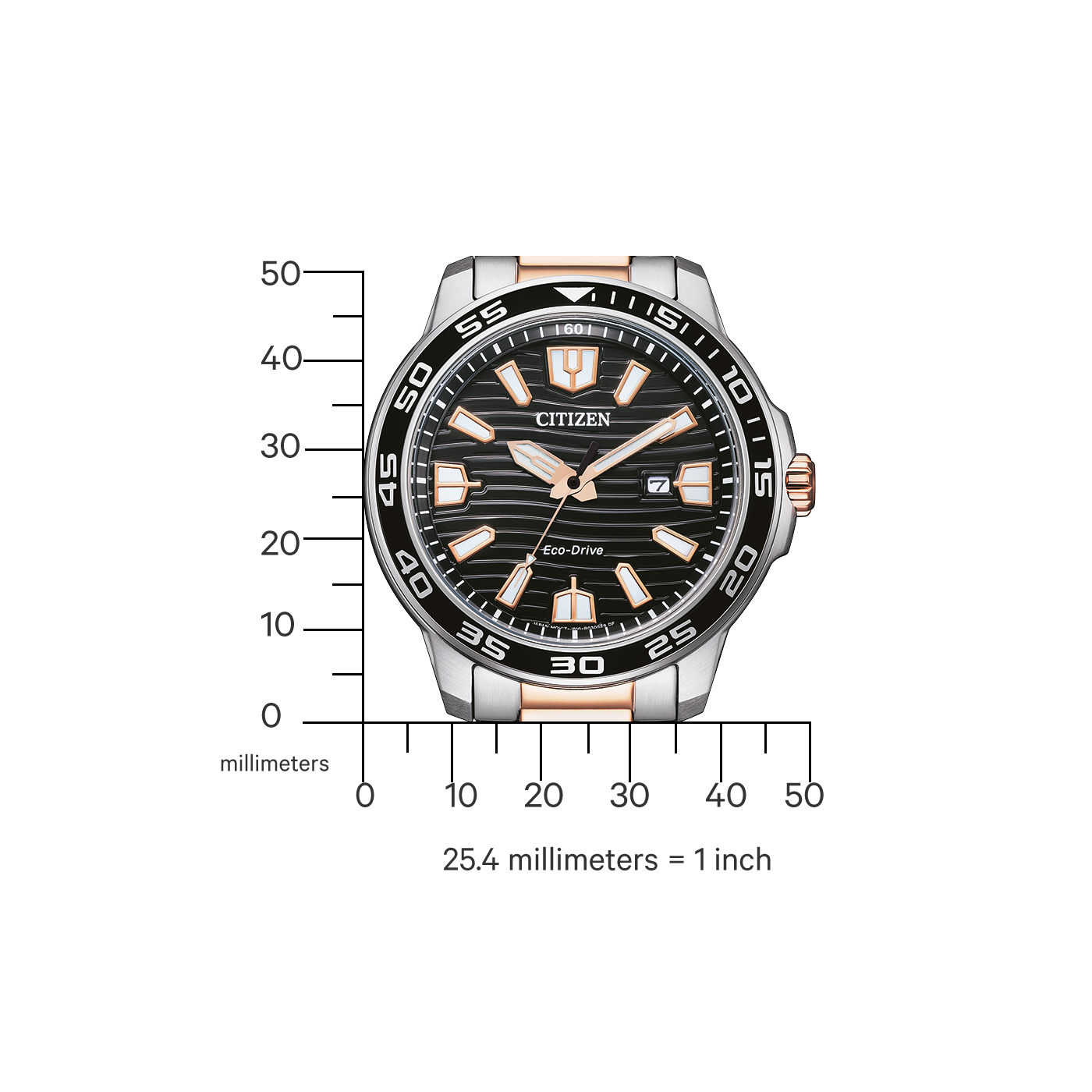 Citizen Analog Black & Stainless Steel Men' AW1524 84E