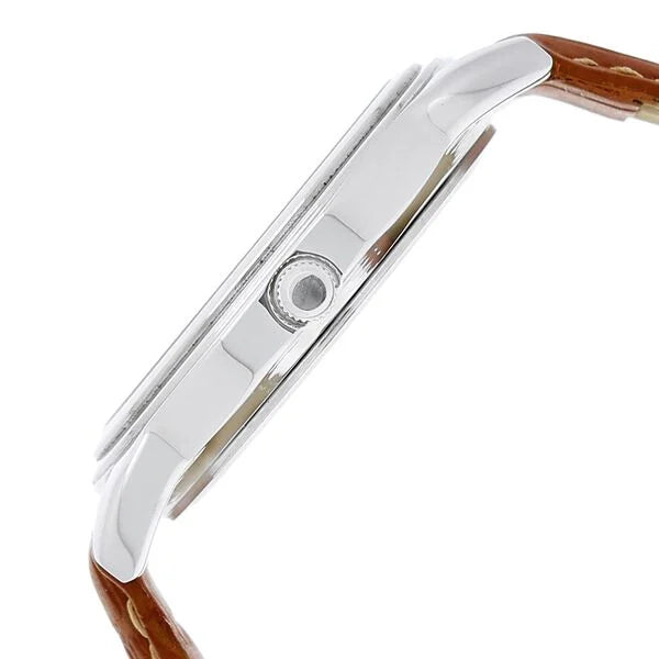 Analog Silver & Leather Men' NN1735SL01