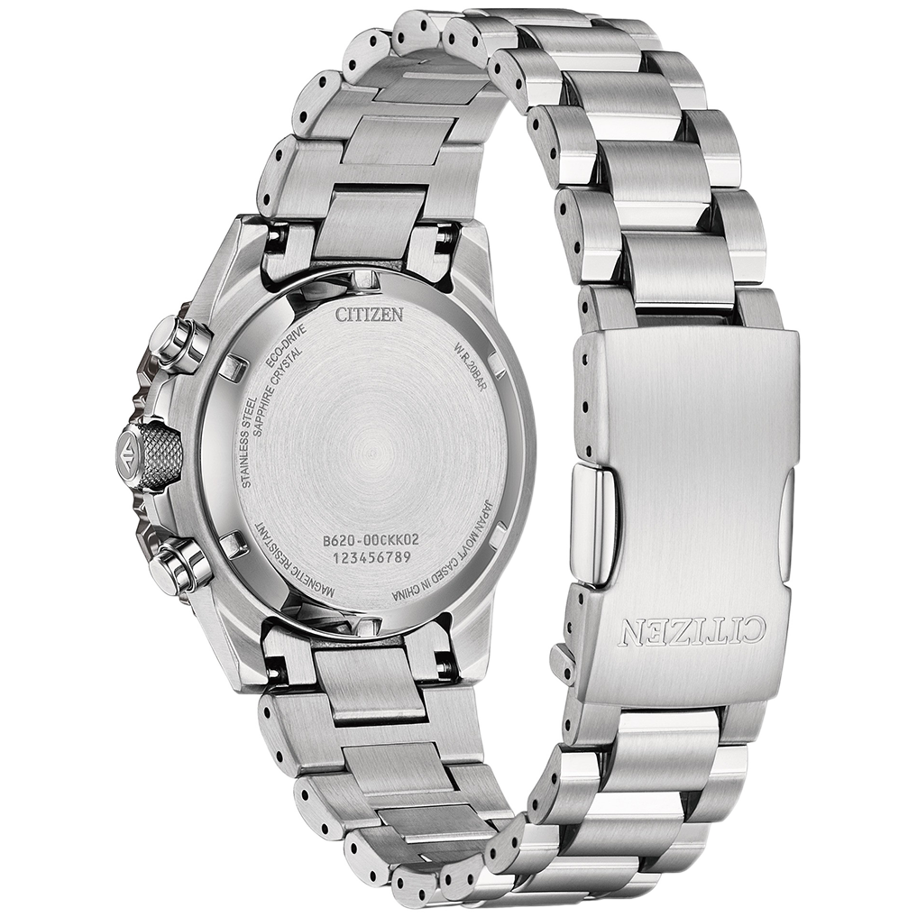 CITIZEN Chronograph Beige & Stainless Steel Men's Watch CA4664 60X