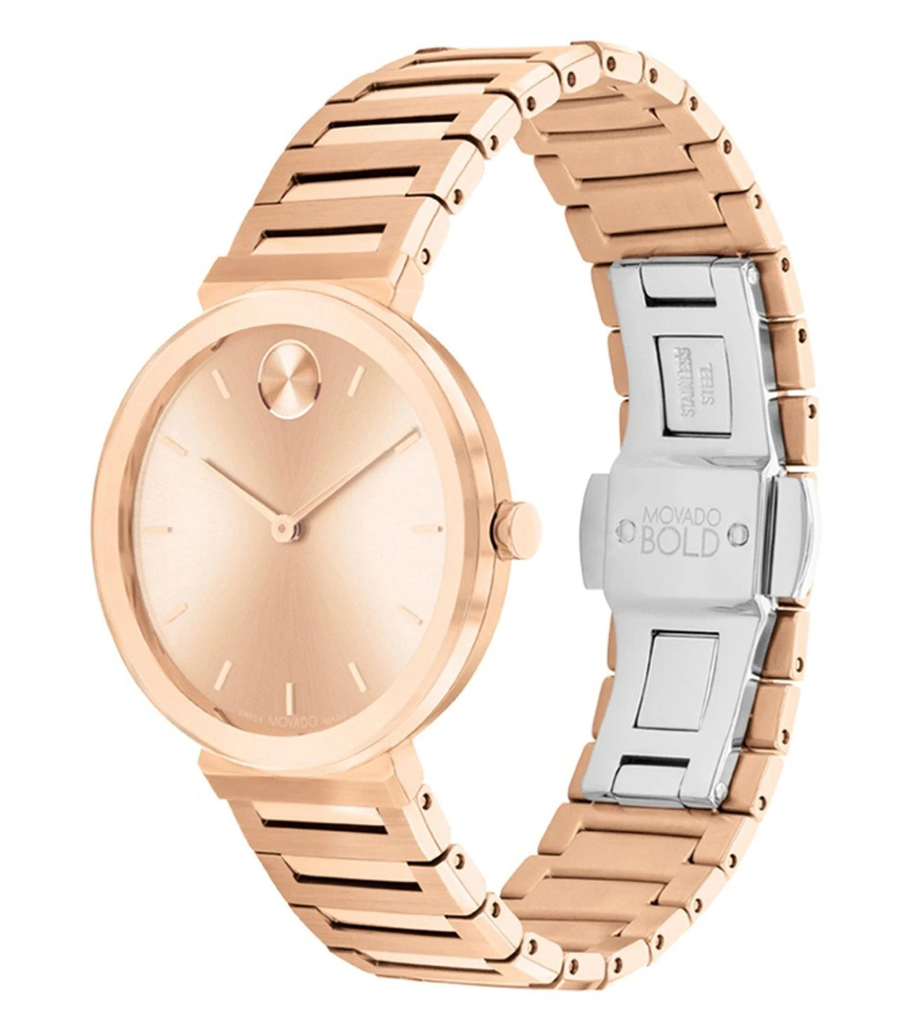 Movado  Rose Gold & Stainless Steel Women's Watch 3601147