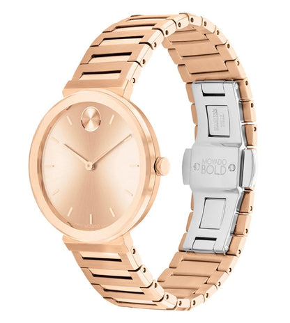 Movado  Rose Gold & Stainless Steel Women's Watch 3601147