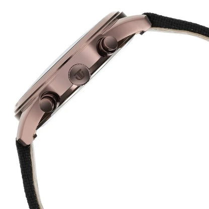 Analog Black & Fabric Men' NS1805QP01