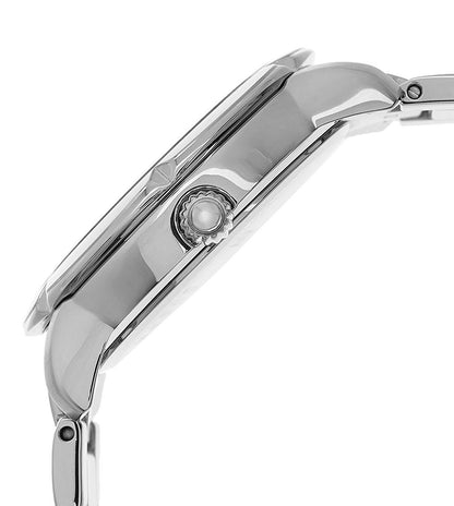 Seiko Chronograph White & Stainless Steel Women's Watch SNT877P1
