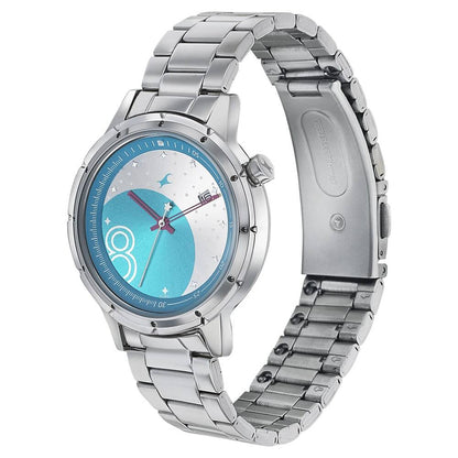 Fastrack Analog Blue & Stainless Steel Women's Watch 6194SM01
