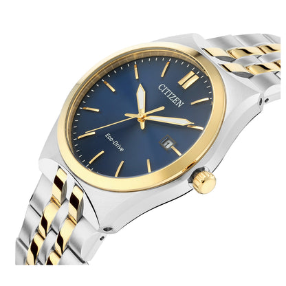 Citizen Analog Blue & Stainless Steel Men's Watch BM7334 66L