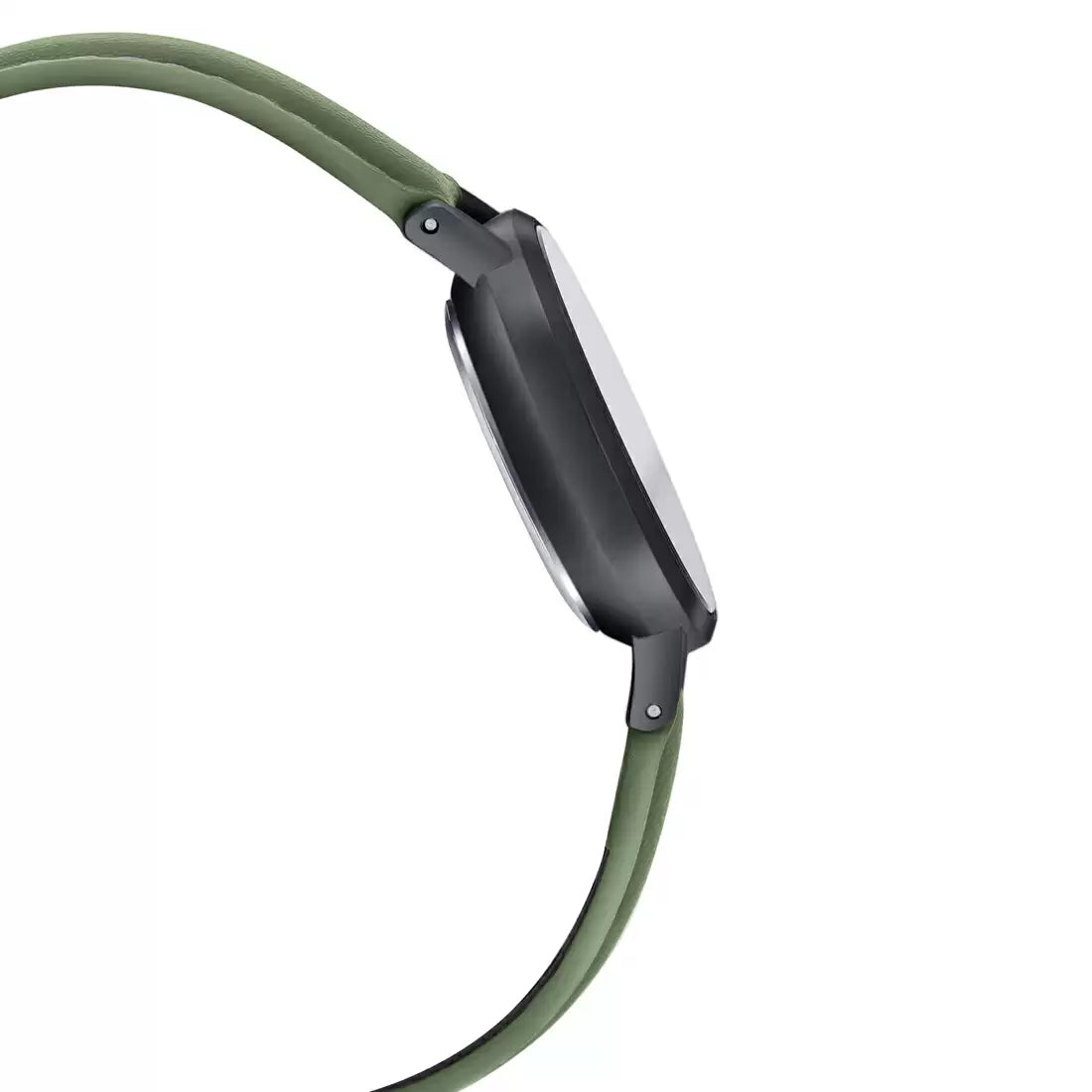 Green Leather Analog - Women's Watch