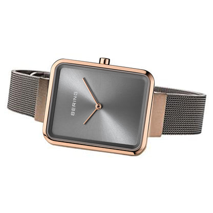 BERING Analog Grey & milanese Women's Watch 14528 369