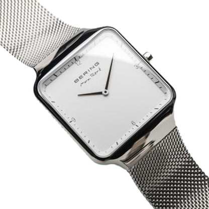 Bering Analog White & Milanese Women's Watch 15832 004