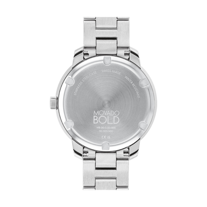Movado Analog Silver & Stainless Steel Women's Watch 3600870