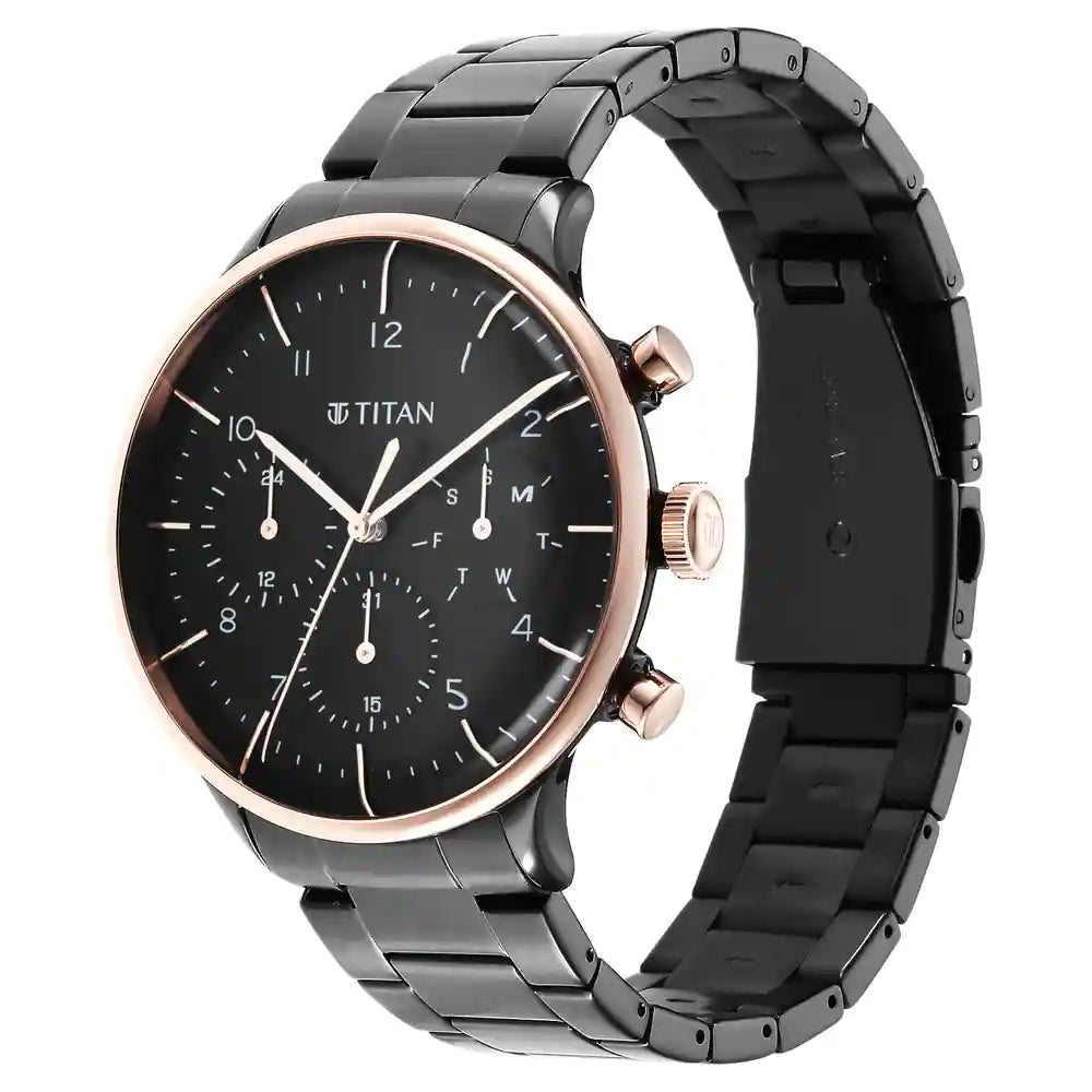 Analog Black &  Men's Watch 90102KM01