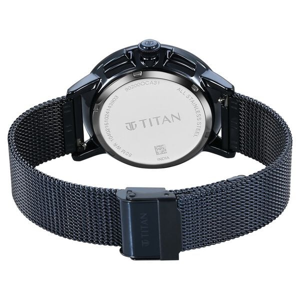 Multifunction Anthracite & Stainless Steel Men' 90200QM01