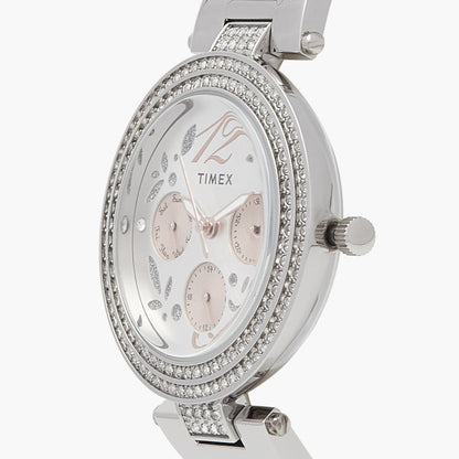 Analog Brown & Stainless Steel Women's Watch TWEL12001