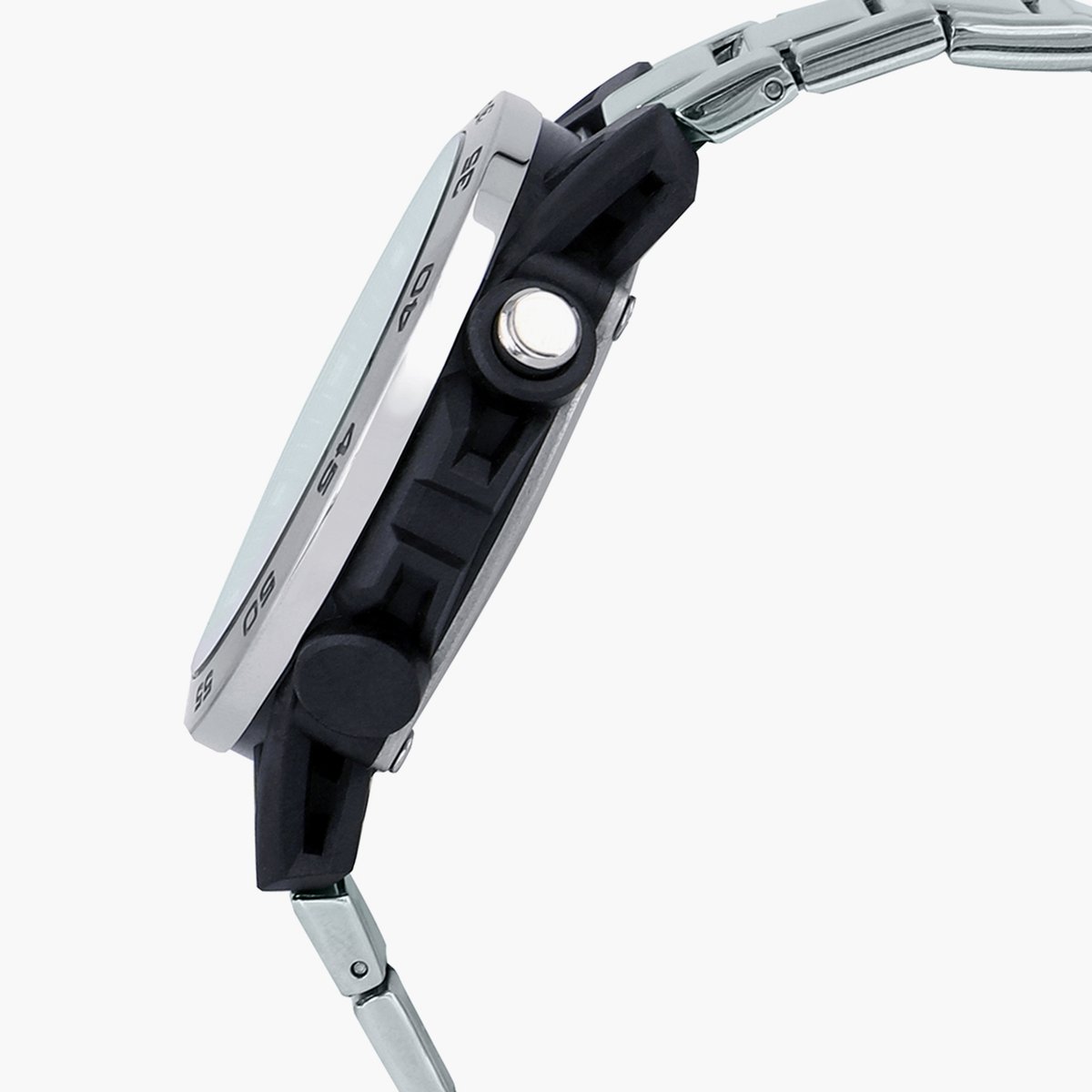 Casio Analog Black & Stainless Steel Men's Watch ED574