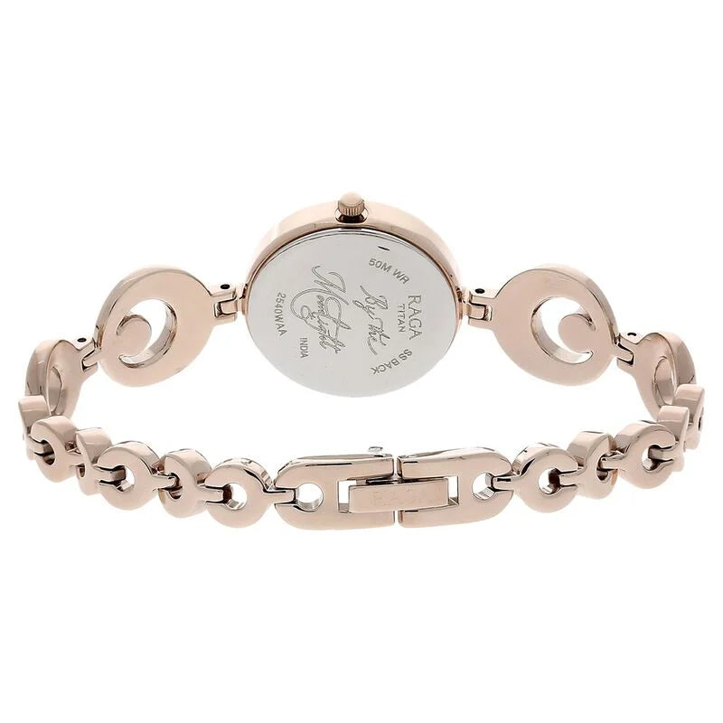 Analog Mother Of Pearl & Metal band Women's Watch NR2540WM03