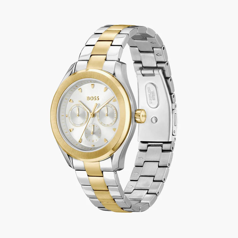 HUGO BOSS Lida Women Multifunction Watch with Metal Strap 1502746