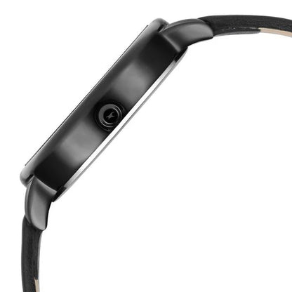 Fastrack Analog Black & Leather Women' NS6234NL01