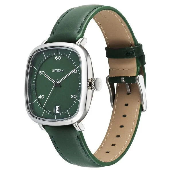 Analog Green & Stainless Steel Men' 1885SL04