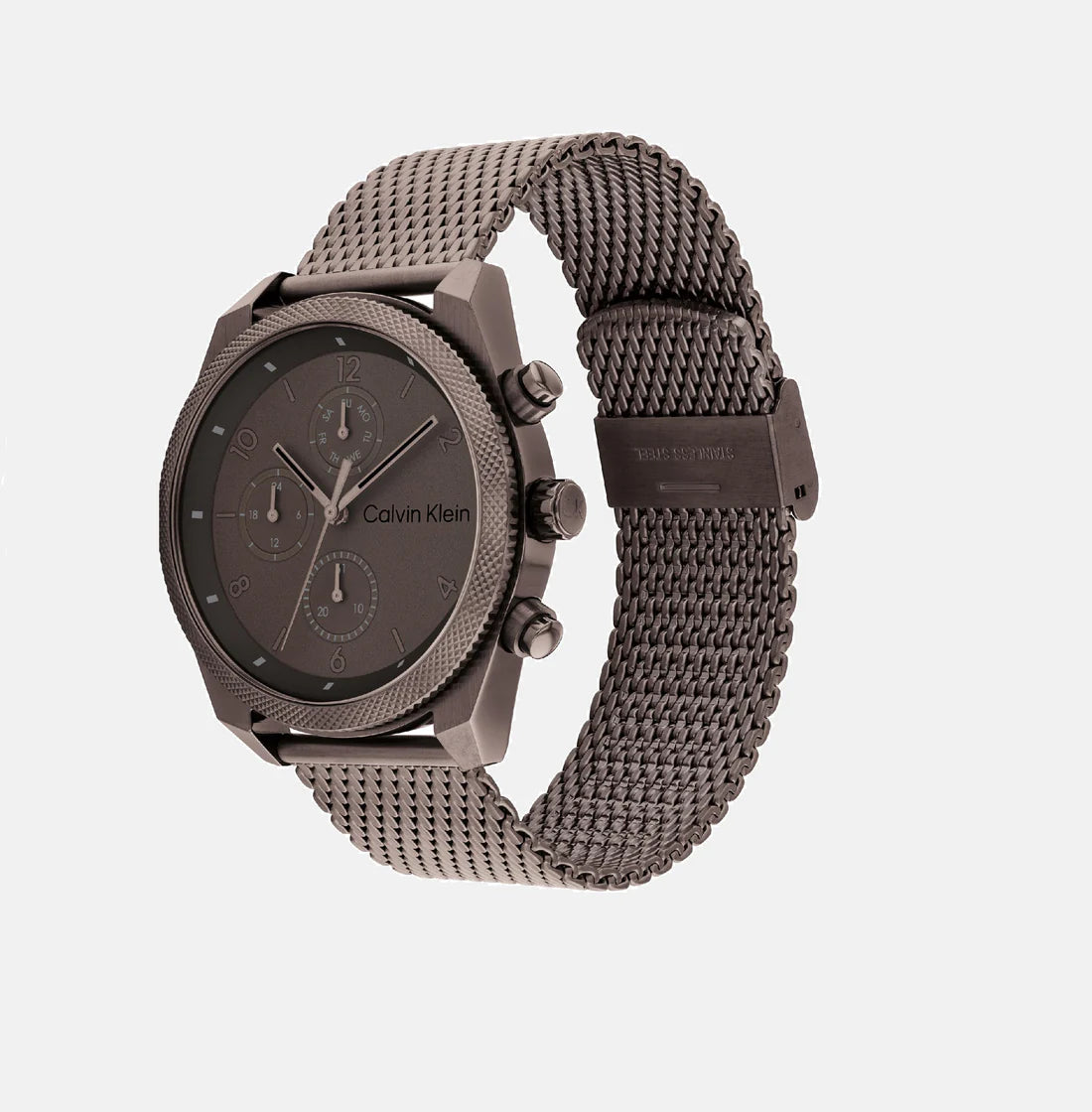 CALVIN KLEIN Chronograph Brown &  Mesh Men's Watch 25200361