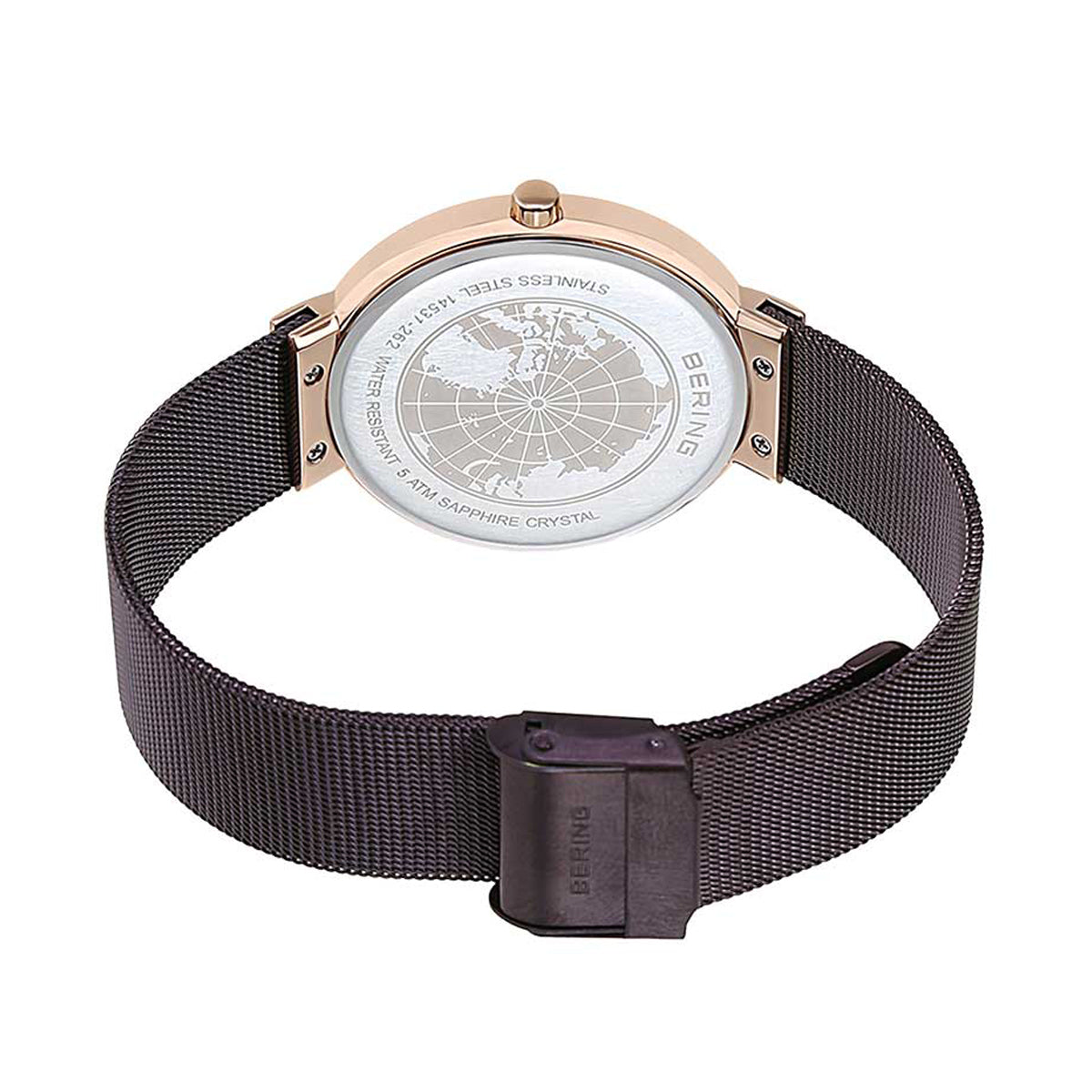 Bering Analog Brown & Milanese Women's Watch 14531 262