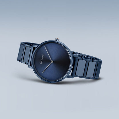 Bering Analog Blue & Stainless Steel Women's Watch 18531 797