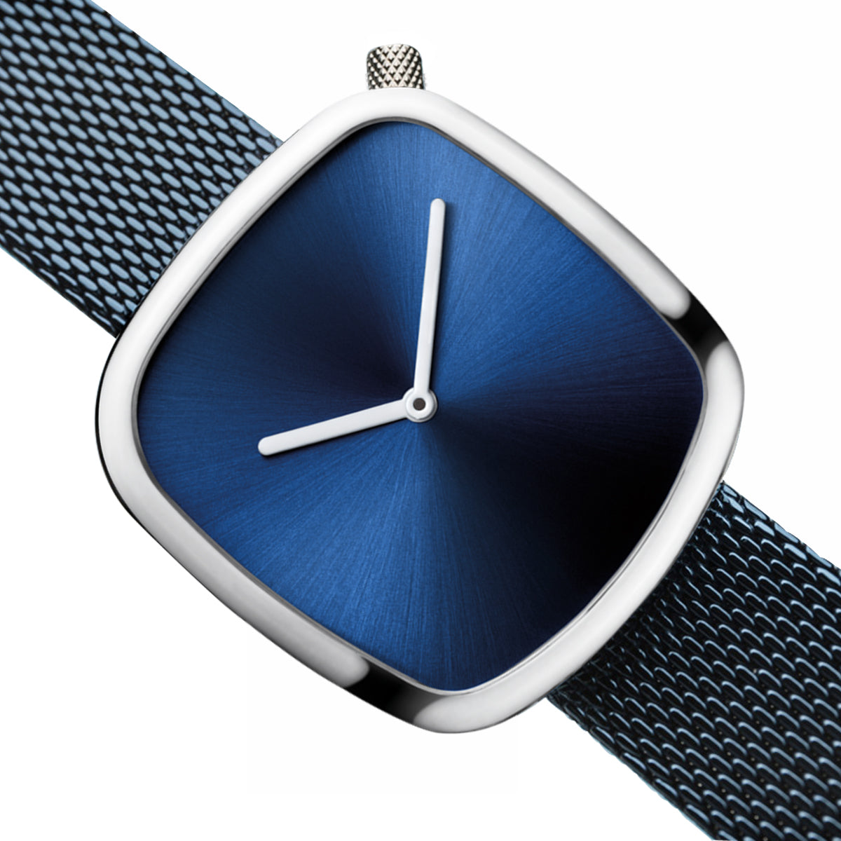 Bering Analog Blue & Milanese Women's Watch 18034 307