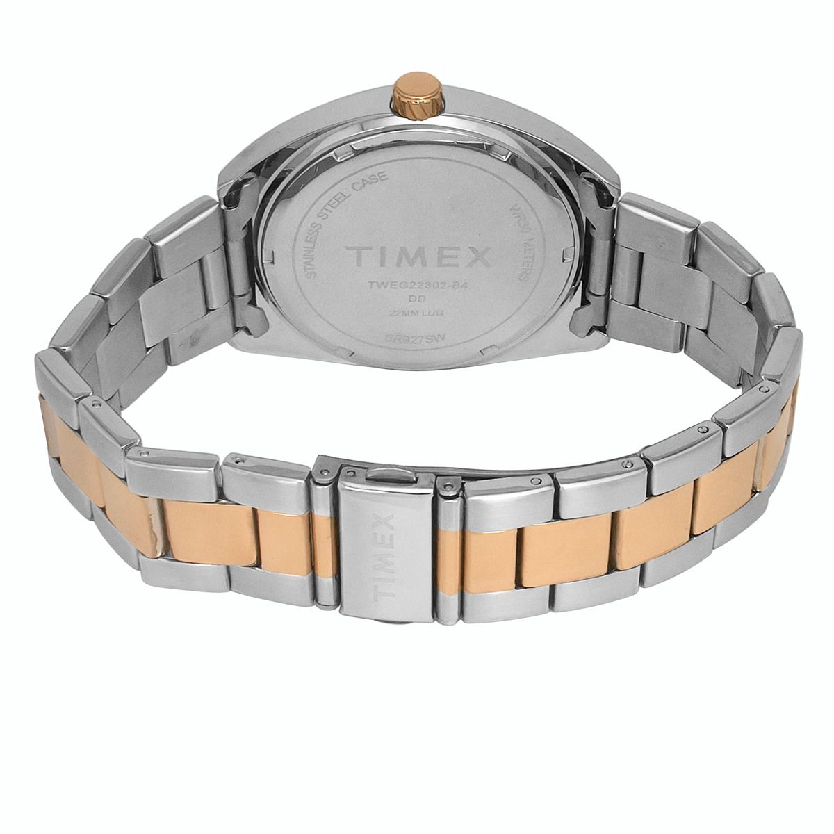 Analog Black & Stainless Steel Men's Watch TWEG22302