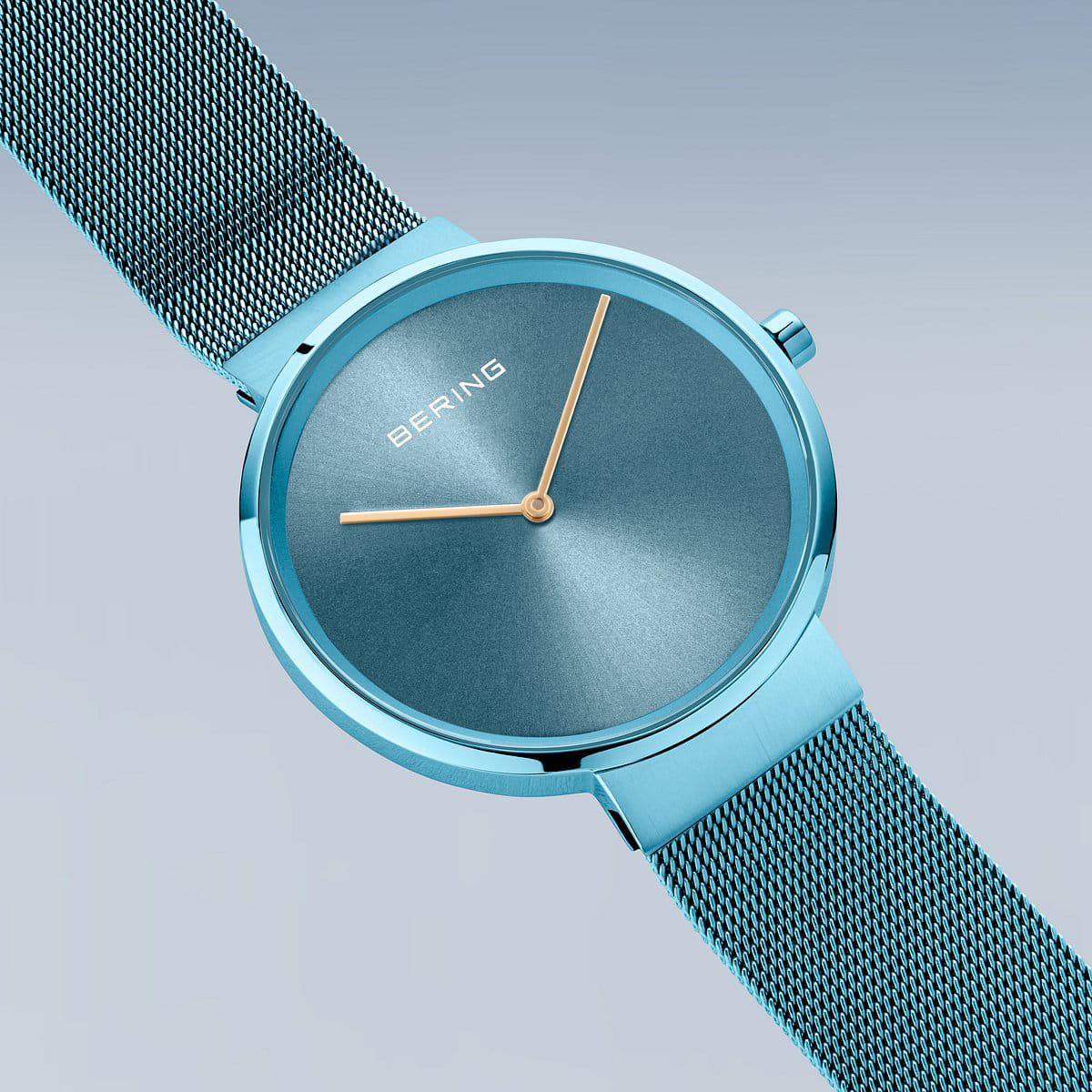 BERING Analog Blue & milanese Men's Watch 14539 388