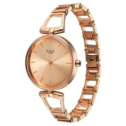 Analog Rose Gold & Metal Women' 2747WM01