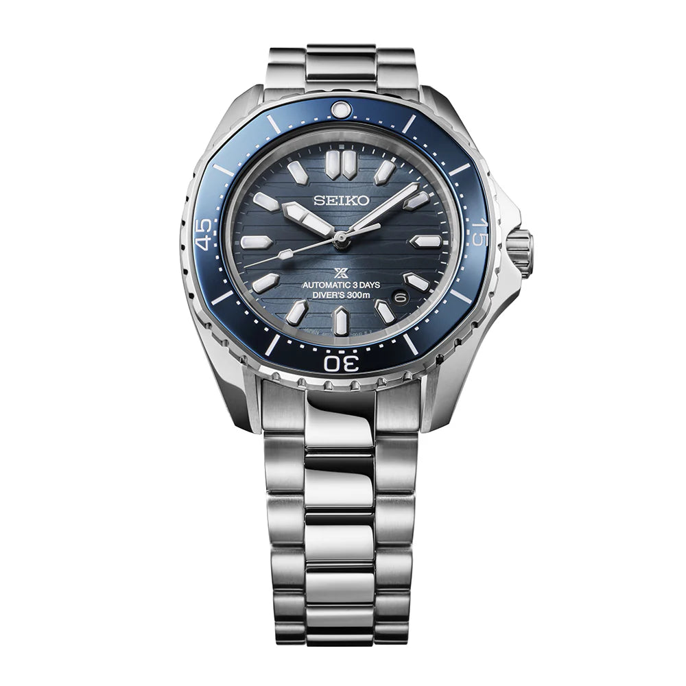 Seiko Analog Blue & Stainless Steel Men's Watch SPB483J1