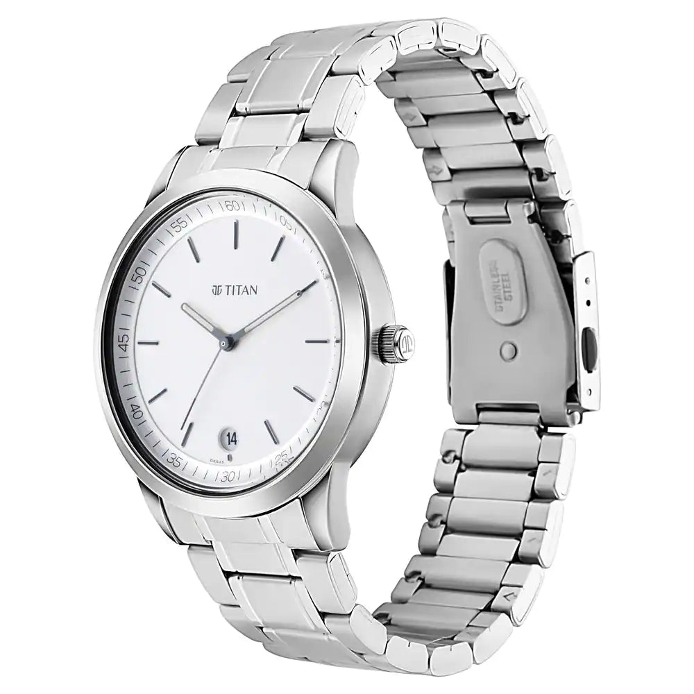 Analog White &  Men's Watch NP1806SM03
