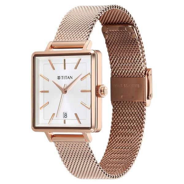 Analog Silver & Stainless Steel Women' 94205YM01