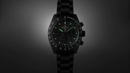 Seiko Chronograph grey & Metal band Men's Watch SSC917P1