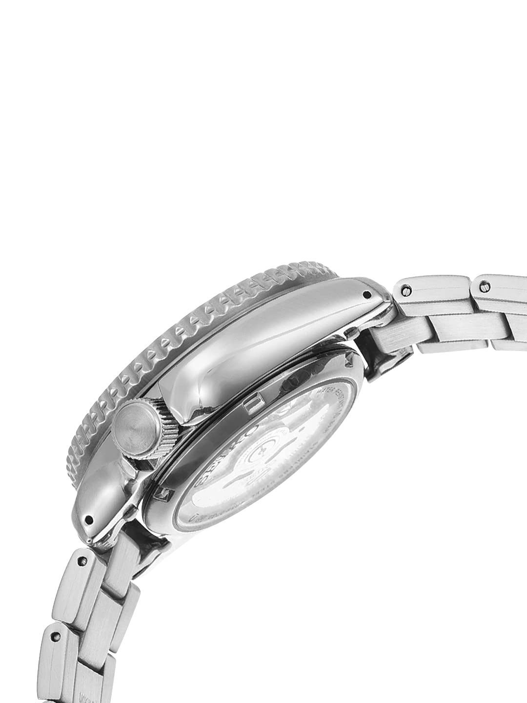 Seiko Analog Black & Stainless Steel Men's Watch SRPD55K1