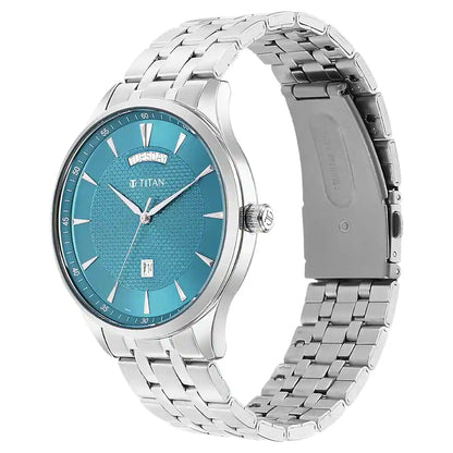 Analog Blue &  Men's Watch 90127SM01