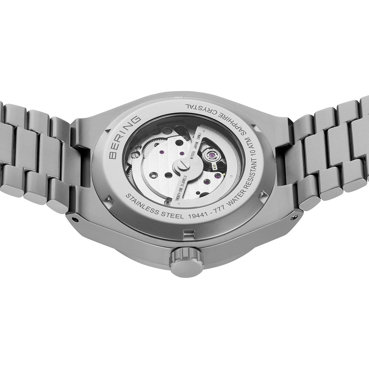 BERING Grey Automatic Watch for Men 19441 777