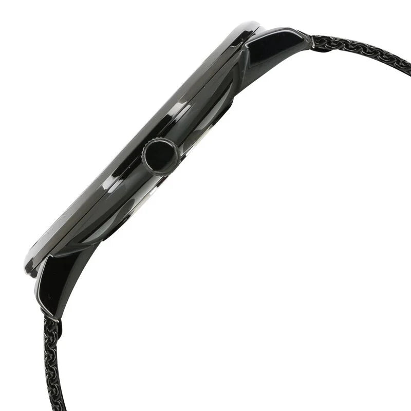 Analog Black & Metal band Men's Watch NETH1791464