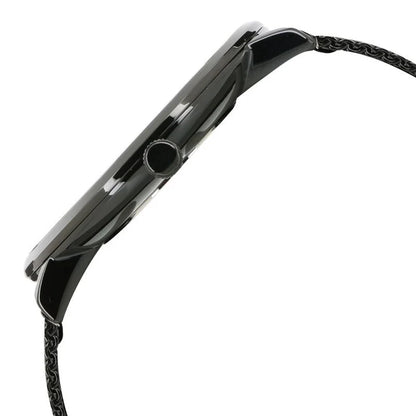 Analog Black & Metal band Men's Watch NETH1791464