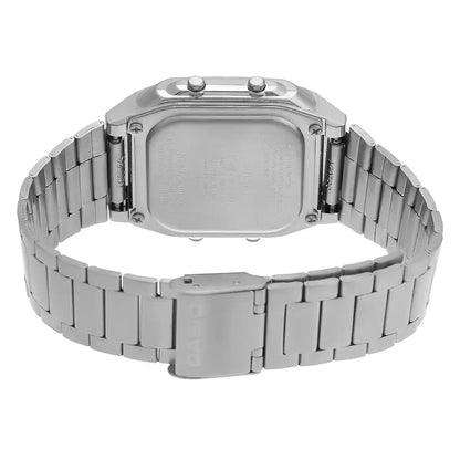 Casio Digital Grey & Stainless Steel Unisex Watch DB27