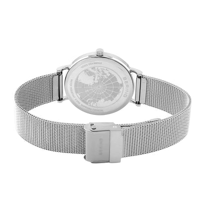 Bering Analog Green & Milanese Women's Watch 14134 008