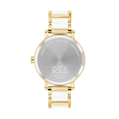 Women Quartz Silver White Dial Analog Stainless Steel Watch 3601238