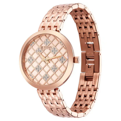 Analog Rose Gold &  Women's Watch NQ95163WM01