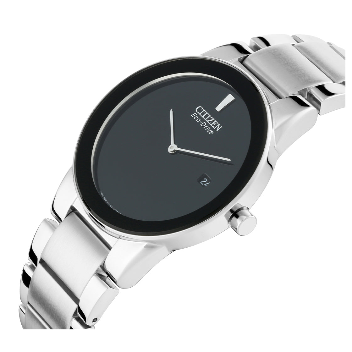 Citizen Analog Black & Stainless Steel Men's Watch AU1060 51E