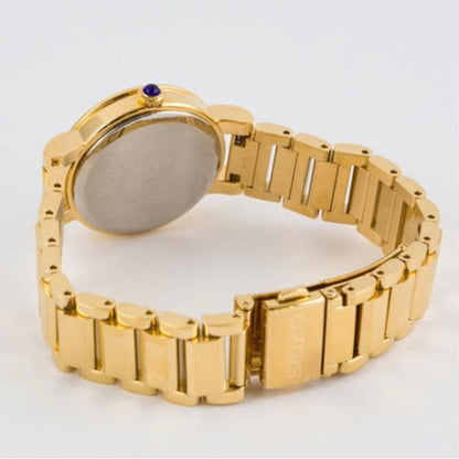 Seiko analog Silver & Stainless Steel Women's Watch SRK028P1