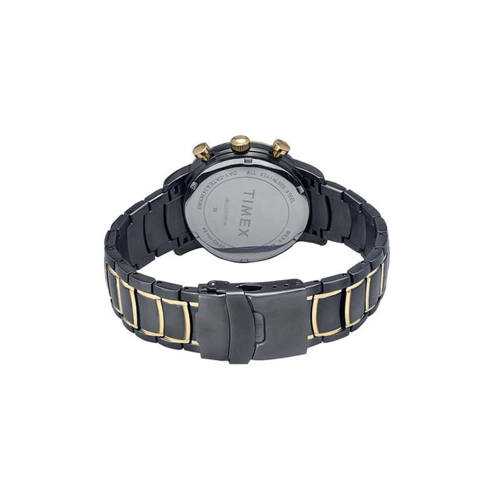 Timex Analog Black & Stainless Steel Men's Watch TWEG20204